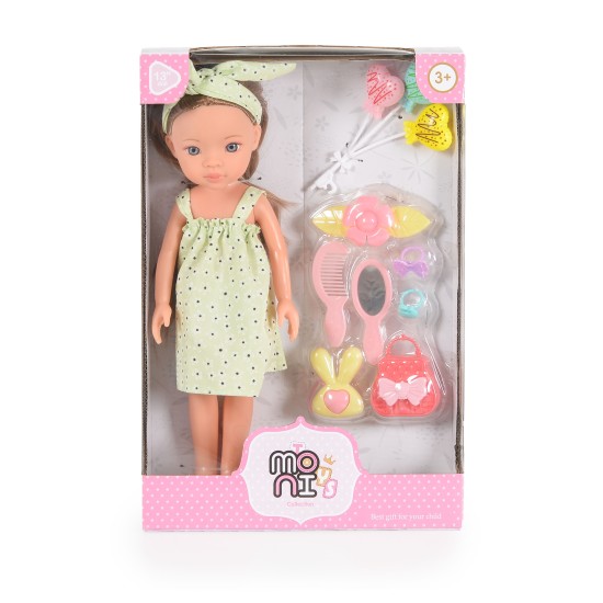 33 cm Doll Loving Sunny with accessories- LS1303-5