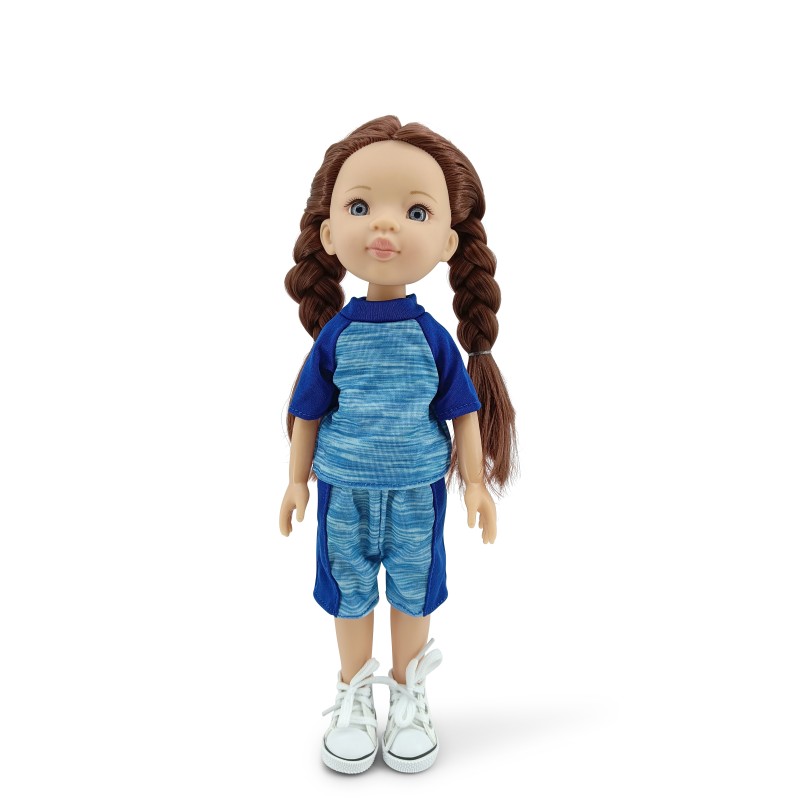33 cm. Doll Pretty Girl Sport - LS1301