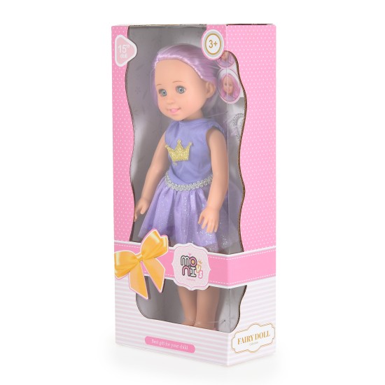 38 cm. Doll Fairy purple- LS1502-5 38 cm. Doll Fairy purple- LS1502-5