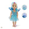 38 cm. Doll Fairy  blue - LS1502-3