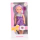 38 cm Doll Pretty Girl purple- LS1502