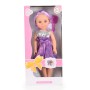 38 cm Doll Pretty Girl purple- LS1502