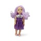 38 cm Doll Pretty Girl purple- LS1502