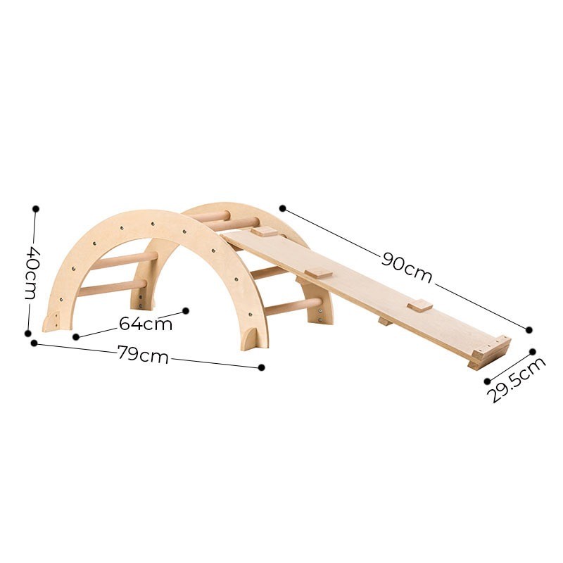 Climbing arch with ramp Pikler - PH13G032