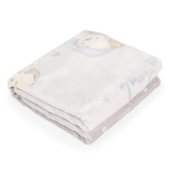 Baby blanket 110/140 Softy Lovely day grey Baby blanket 110/140 Softy Lovely day grey