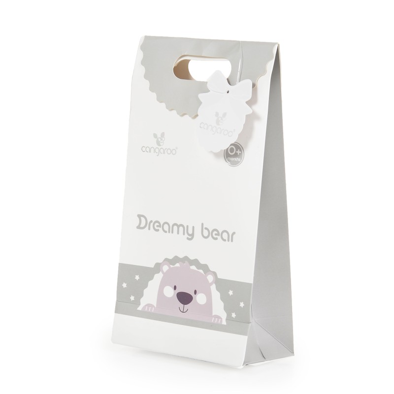 Baby blanket 70x100 cm Dreamy bear grey