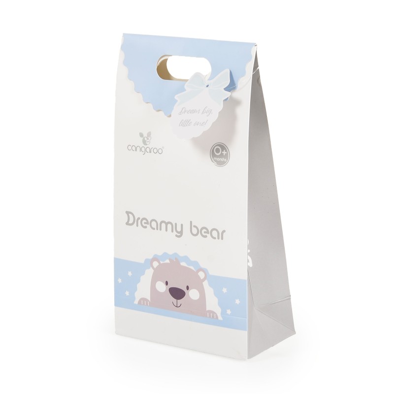 Baby blanket 75x100 cm Dreamy bear blue