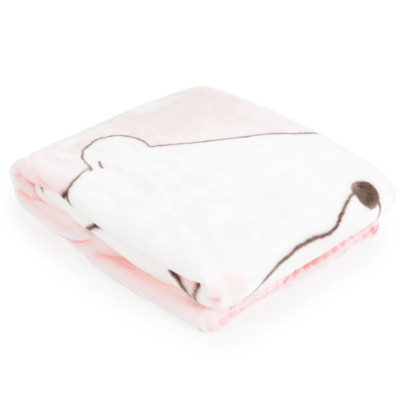 Baby blanket 80/110 Softy Sweet hugs pink