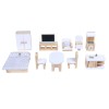 Sarah Doll House(11 Furniture + 4pcs Soft Accessories) - 8301