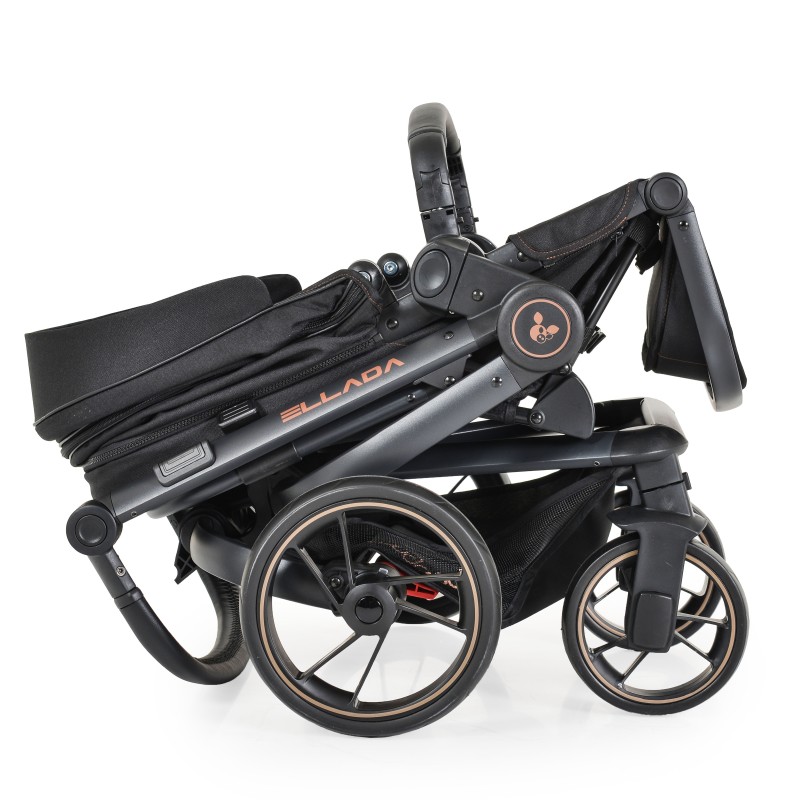 Καρότσι Μωρού 2 σε 1 - Ellada - Cangaroo - black