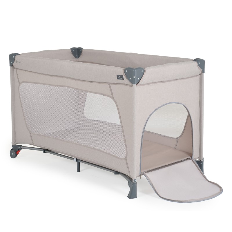 Folding cot One touch light grey