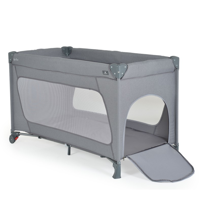 Folding cot One touch dark grey