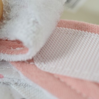 Baby set 2 pcs. bibs and 2 pcs. socks Tummy pink