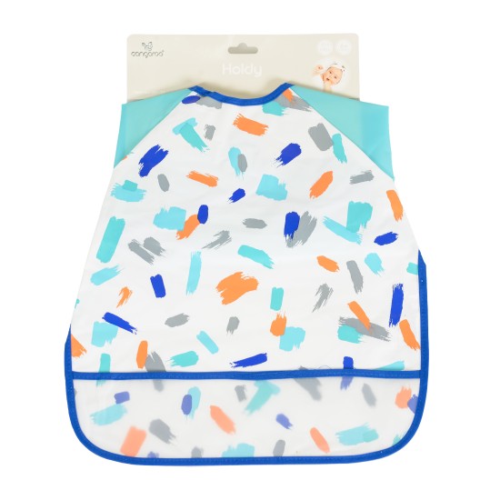 Bib with sleeves Holdy blue Bib with sleeves Holdy blue
