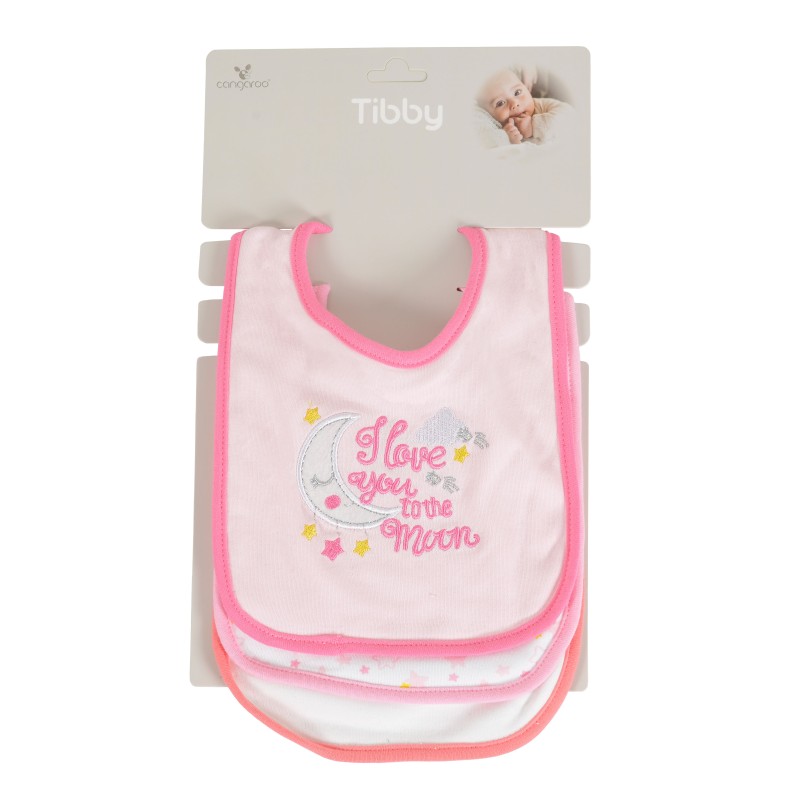 Baby Bib Tibby pink