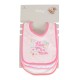 Baby Bib Tibby pink