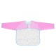 Bib with sleeves Holdy pink