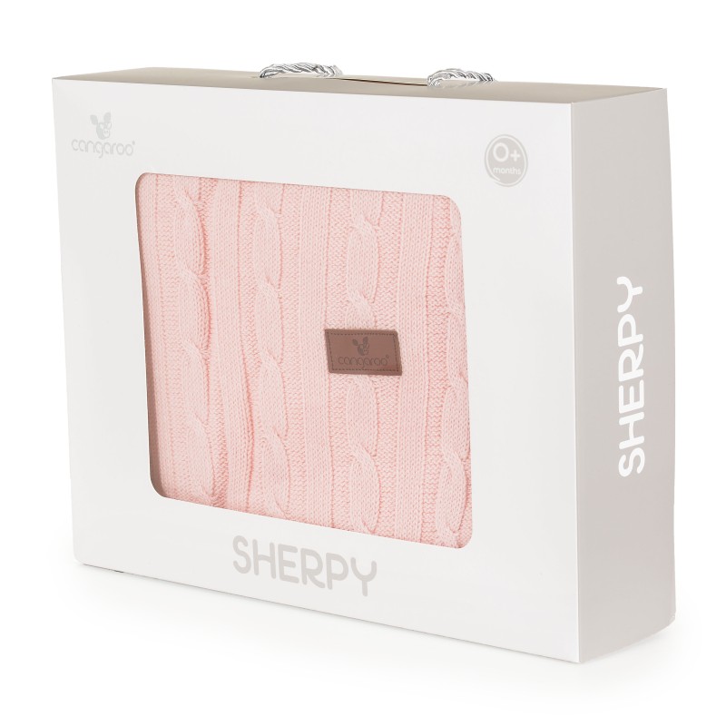 Baby blanket 75/100 cm Sherpy pink