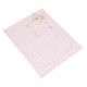 Blanket 75/100 cm with toy Bennie pink