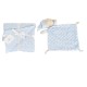 Blanket 75/100 cm with toy Bennie blue