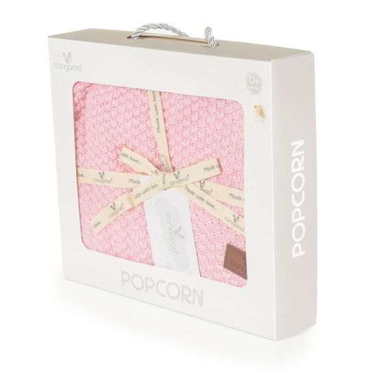 Baby blanket 80x100 cm Popcorn pink Baby blanket 80x100 cm Popcorn pink