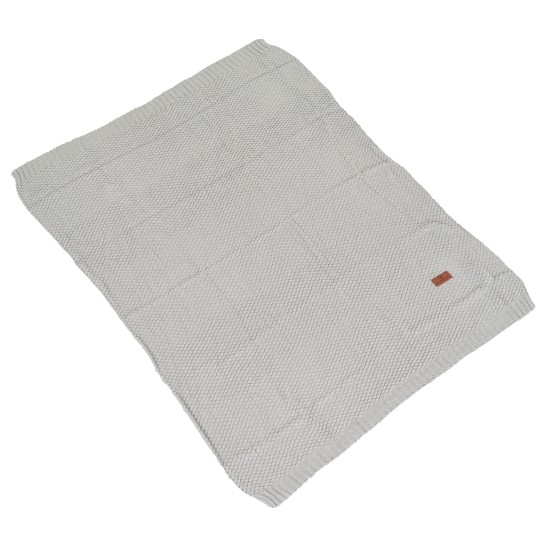 Baby blanket 80x100 cm Popcorn grey Baby blanket 80x100 cm Popcorn grey