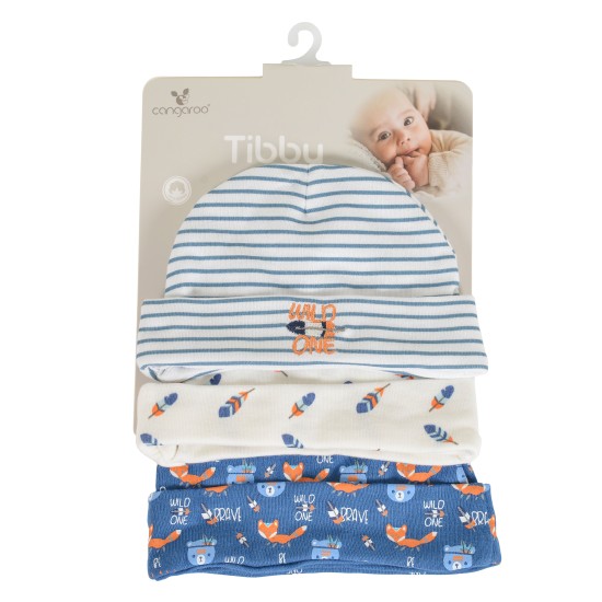 Baby hats Tibby blue