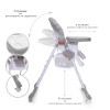 High chair Kimchi light gray