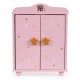 Doll Wardrobe with 3 Hangers 001