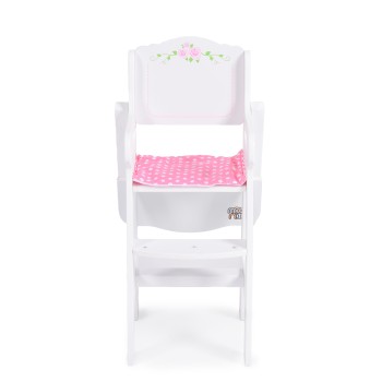 Doll High Wooden Chair with Pad PH12B012