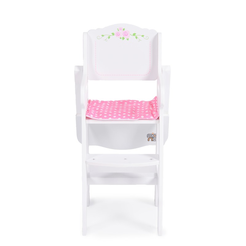 Doll High Wooden Chair with Pad PH12B012