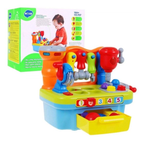 Hola My Little Workshop with Music/Tools/Blocks 907 Hola My Little Workshop with Music/Tools/Blocks 907