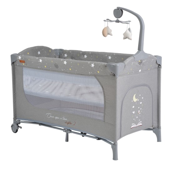 Folding cot Once upon a time 2 grey Folding cot Once upon a time 2 grey