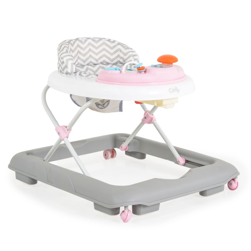 Baby walker Cody pastel pink