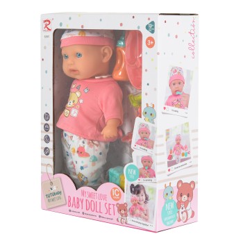 33cm Doll with accessories - 6360