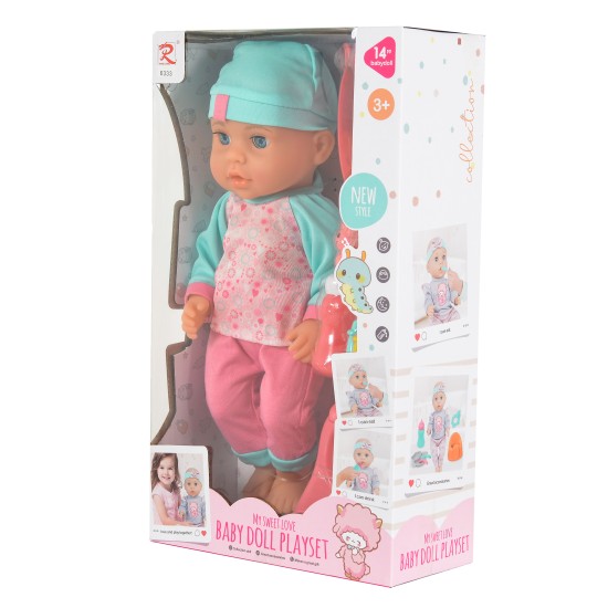 36cm Doll set with accessories - 6333