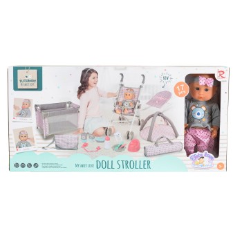 36cm Doll Play set -Gray - 89865