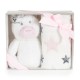 Baby Blanket 90/75 cm with toy Unicorn stars