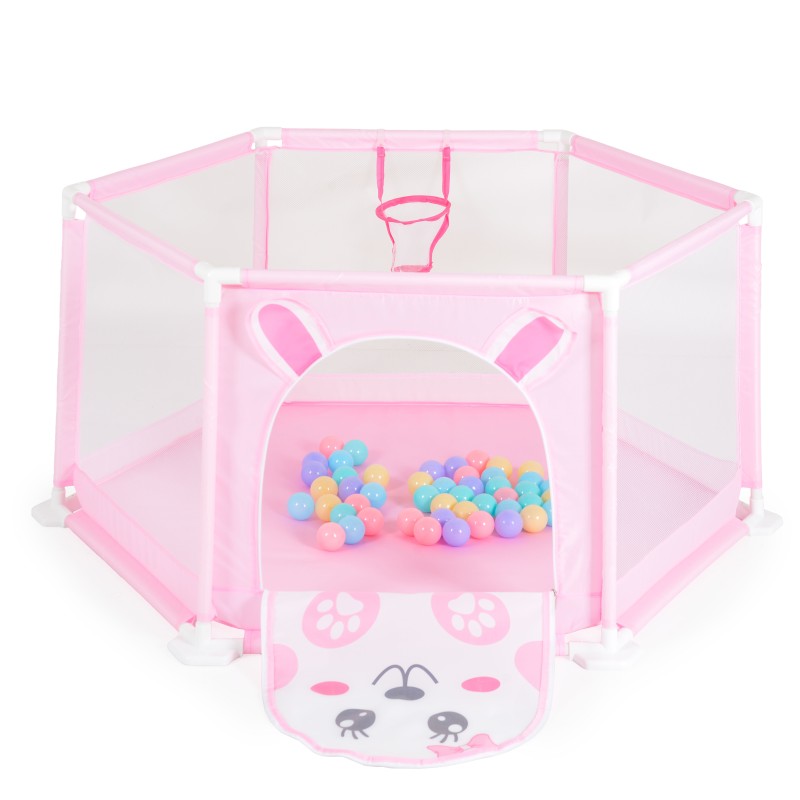 146cm child safety fence with 50 balls - 995-7061B