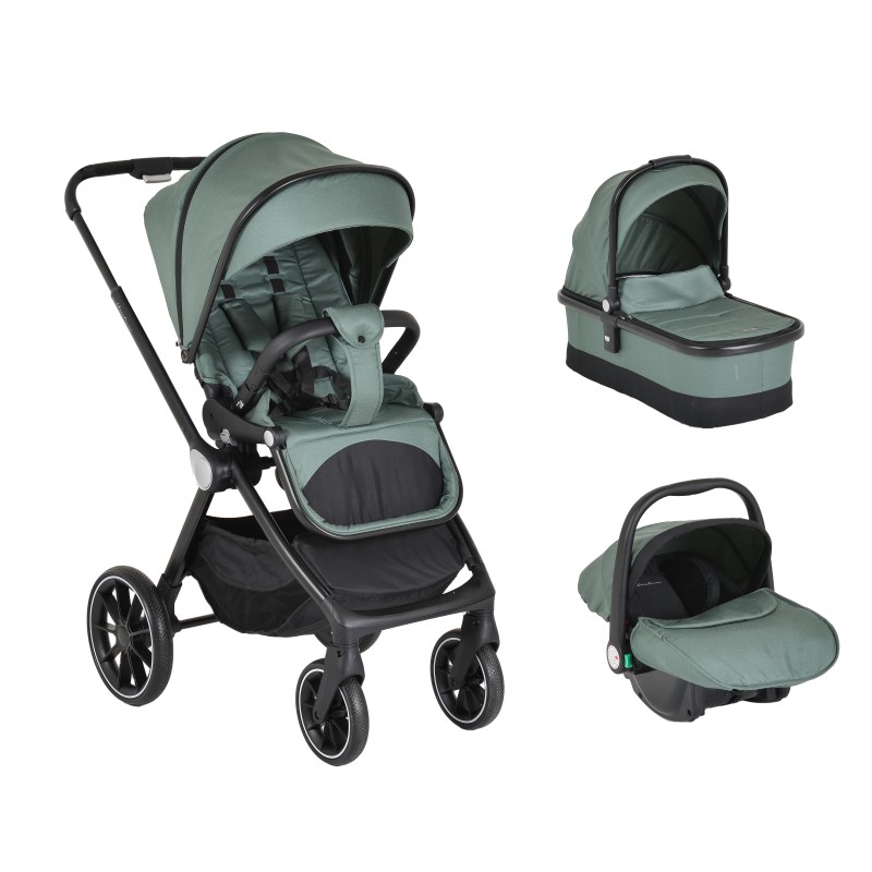 Christiano baby stroller 3 in 1 green