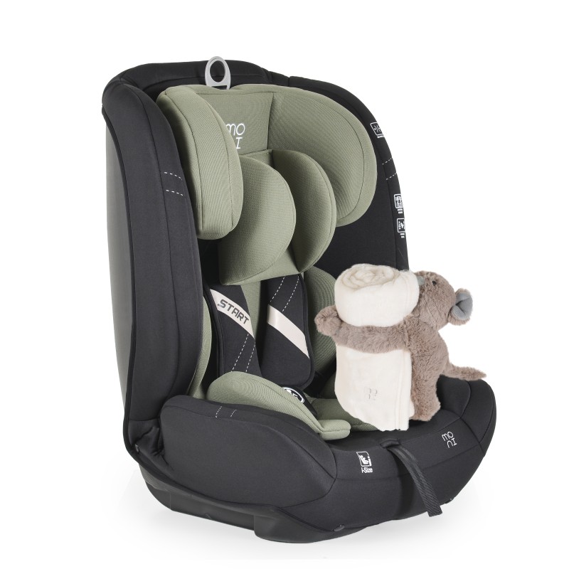 Car seat START green 76-150cm