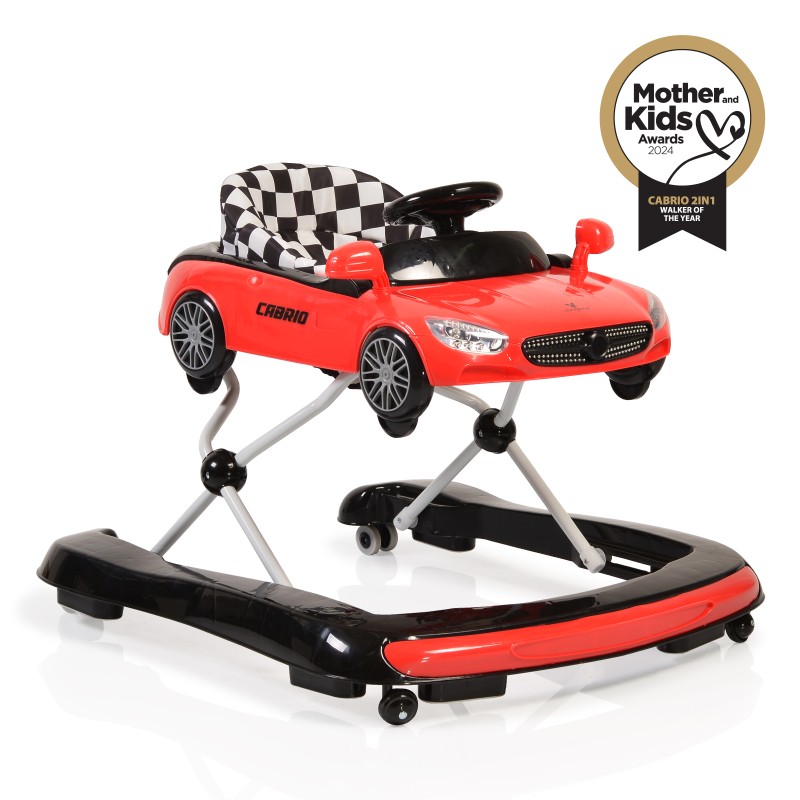 Baby walker Cabrio 2 in 1 red