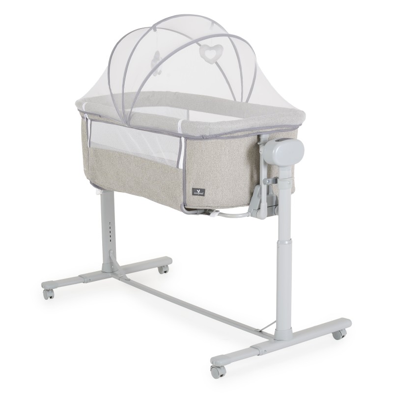 Baby crib and cradle C`est la vie light grey
