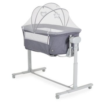 Baby crib and cradle C`est la vie dark grey