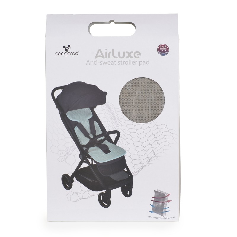 Anti-Sweat Stroller Pad AirLuxe grey