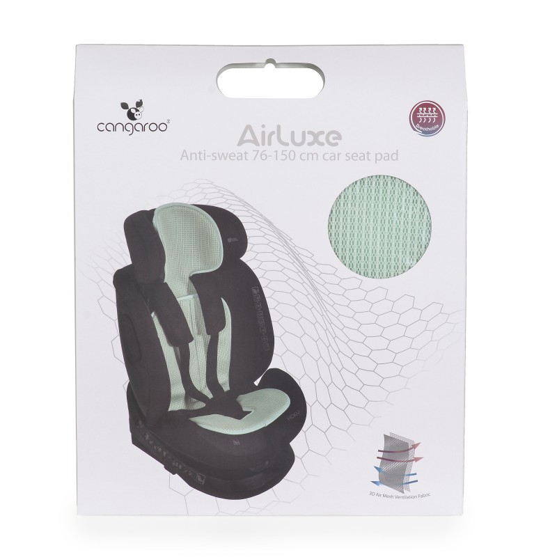 Anti-sweat car seat pad 76-150 cm AIRLUXE mint