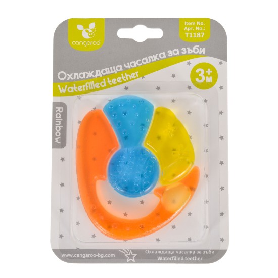 Water filled teether Rainbow Red T1187 Water filled teether Rainbow Red T1187