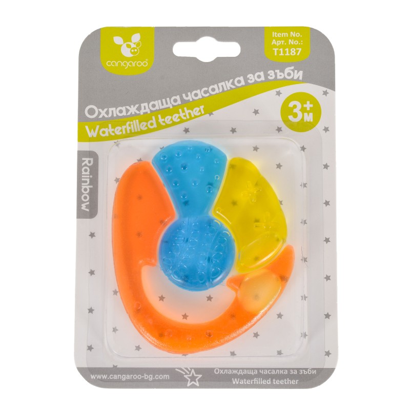 Water filled teether Rainbow Red T1187