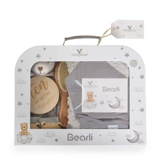 Baby gift set 6in1 Bearli grey Baby gift set 6in1 Bearli grey