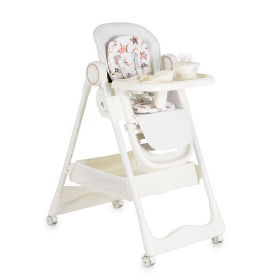 High chair with gift Surprise white High chair with gift Surprise white